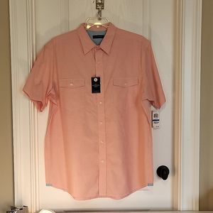 Men's Club Room shirt size XL in Valencia Orange color